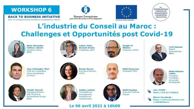 L’activité de CONSEIL post-Covid 19 au Maroc