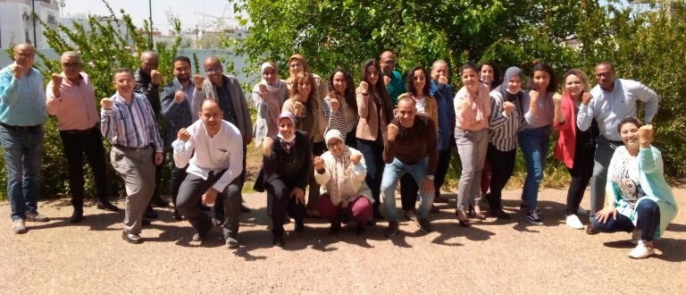 Les formateurs P10 fêtent leurs collègues de la P11